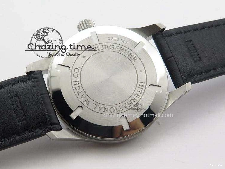 MIROTIME 0516 Mark XVI 1:1 Best Edition MK Maker SS Black Dial A2892 On Black Leather Strap Chic 7371